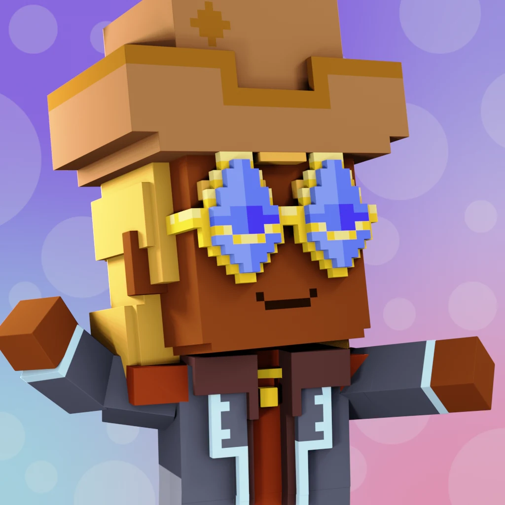 Pirate #2259 voxel render