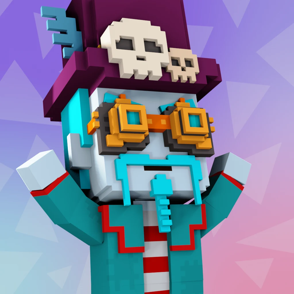 Pirate #226 voxel render