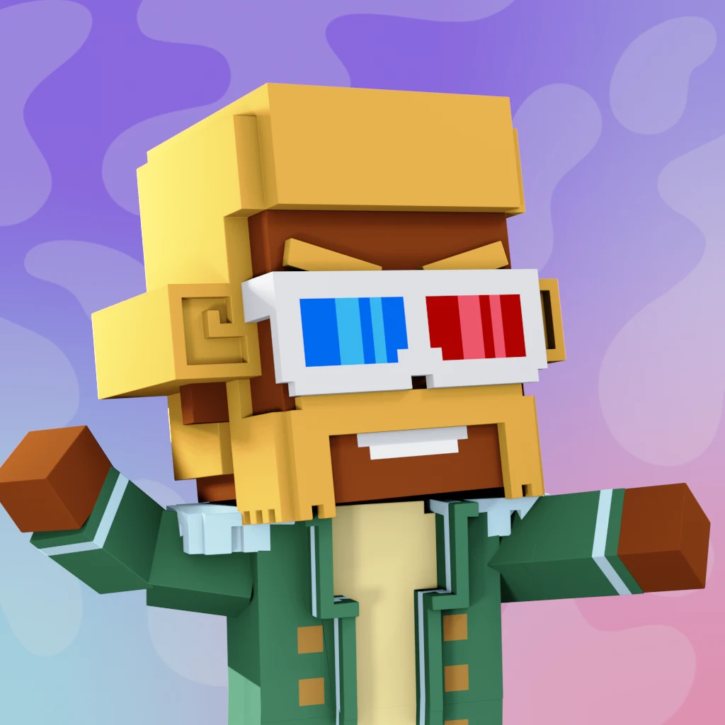 Pirate #2260 voxel render