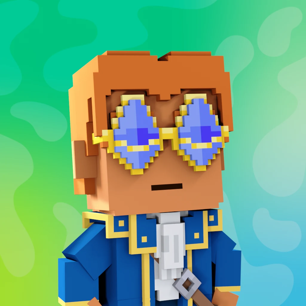 Pirate #2261 voxel render