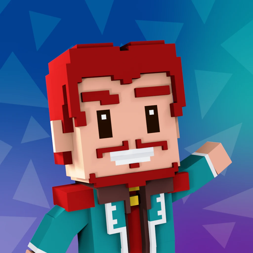 Pirate #2262 voxel render