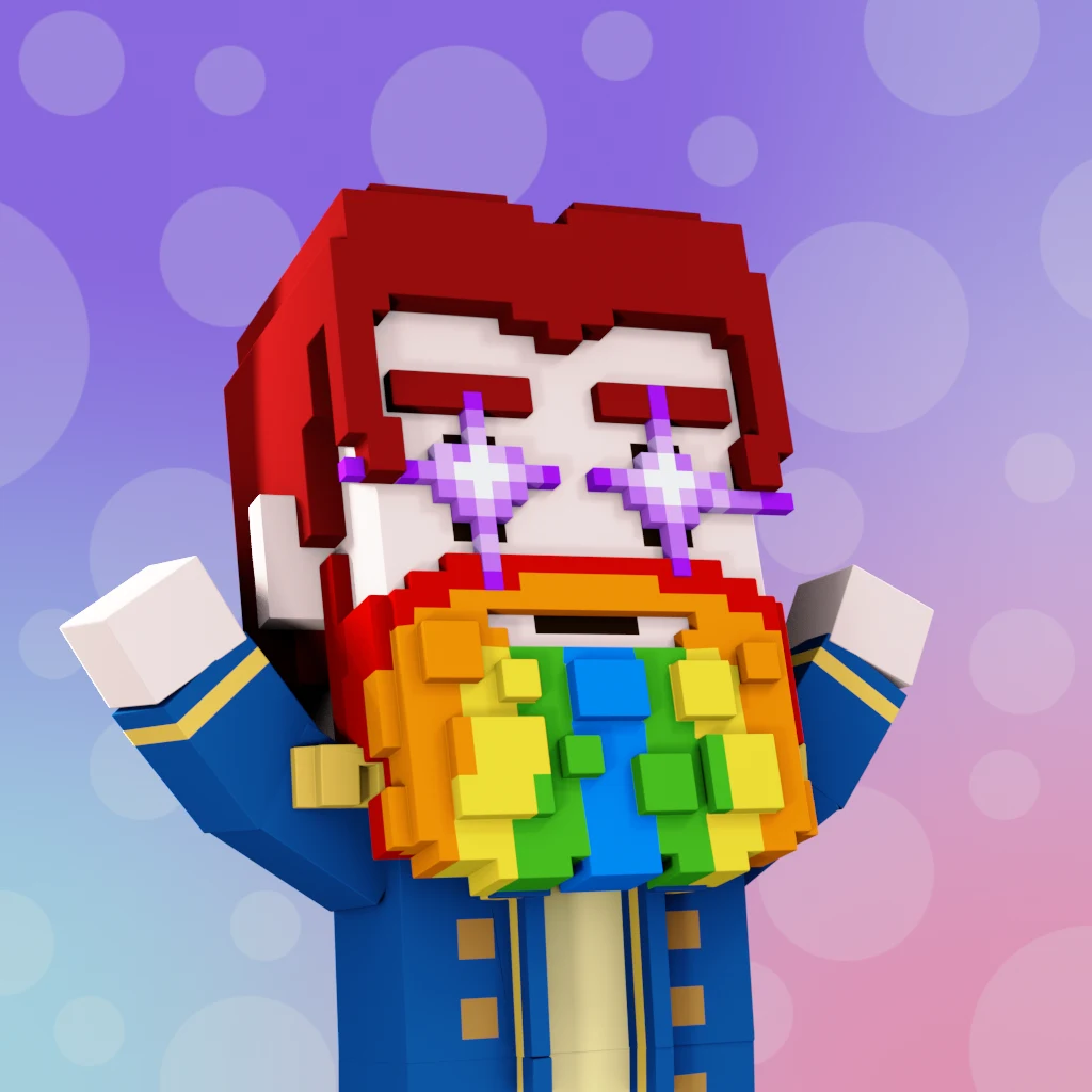 Pirate #2267 voxel render