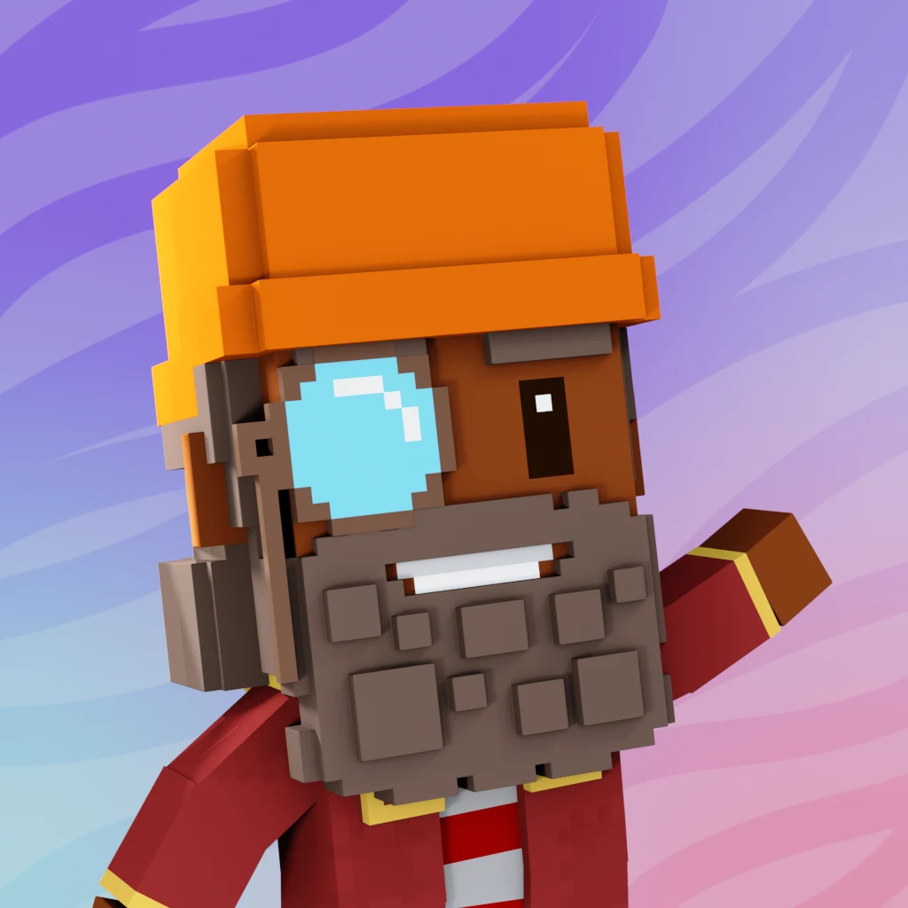 Pirate #2269 voxel render