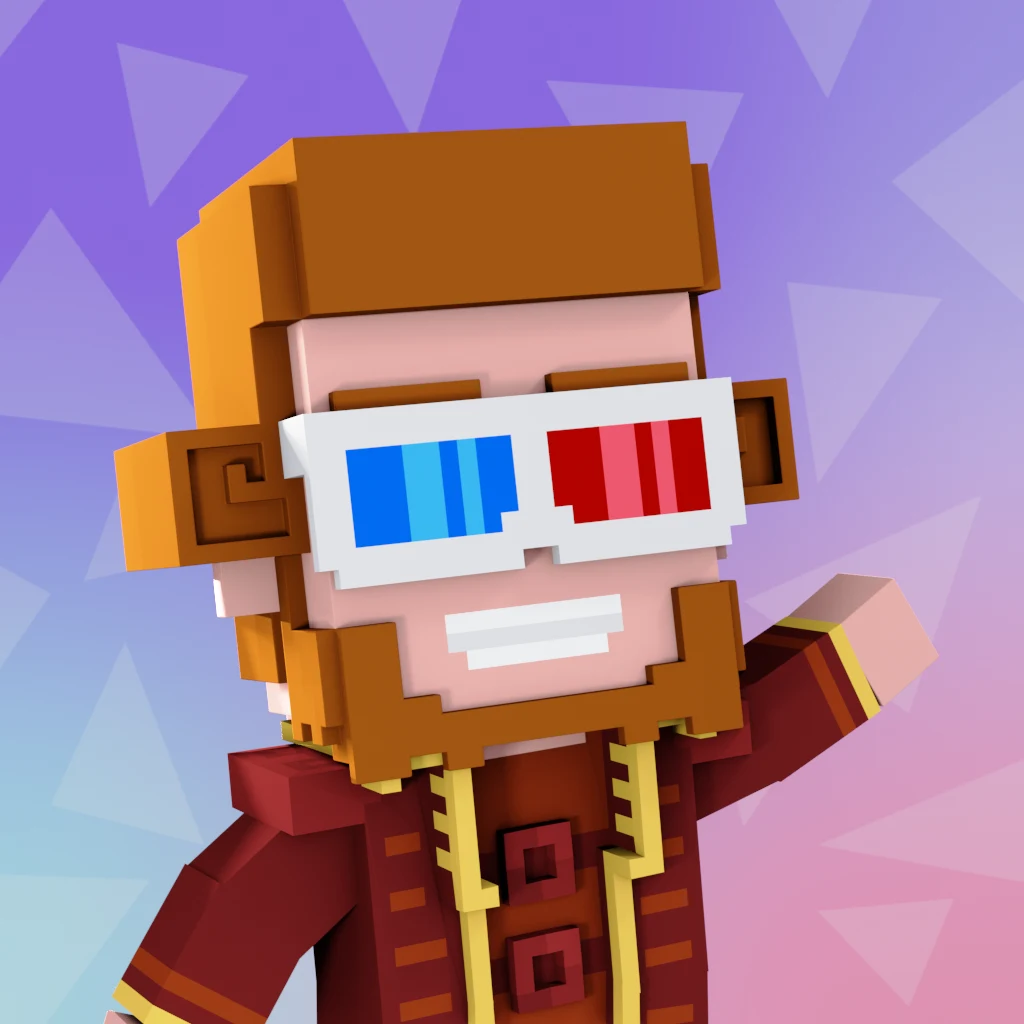 Pirate #2270 voxel render