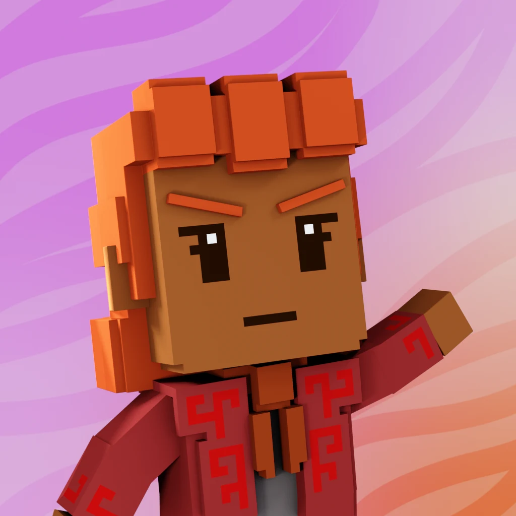Pirate #2273 voxel render