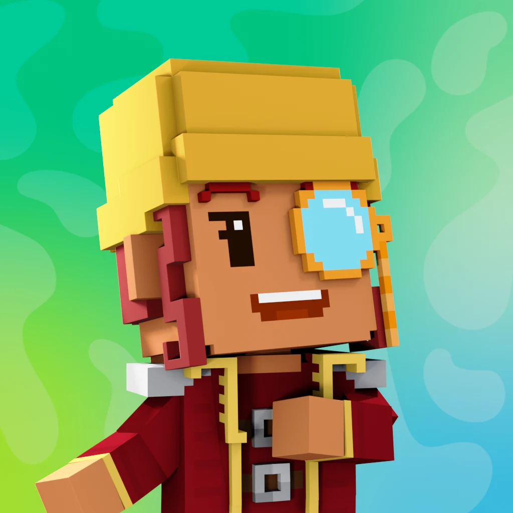 Pirate #2274 voxel render