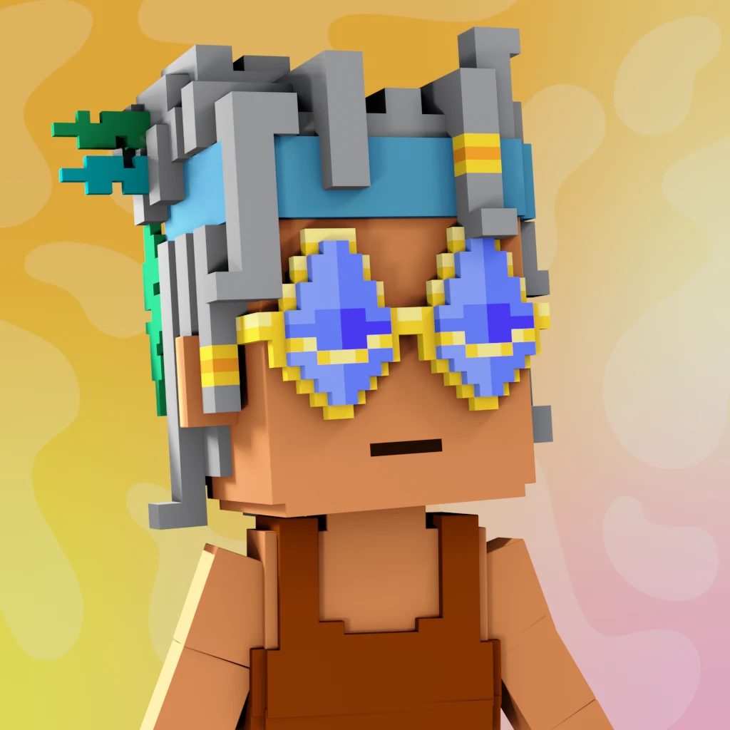 Pirate #2275 voxel render