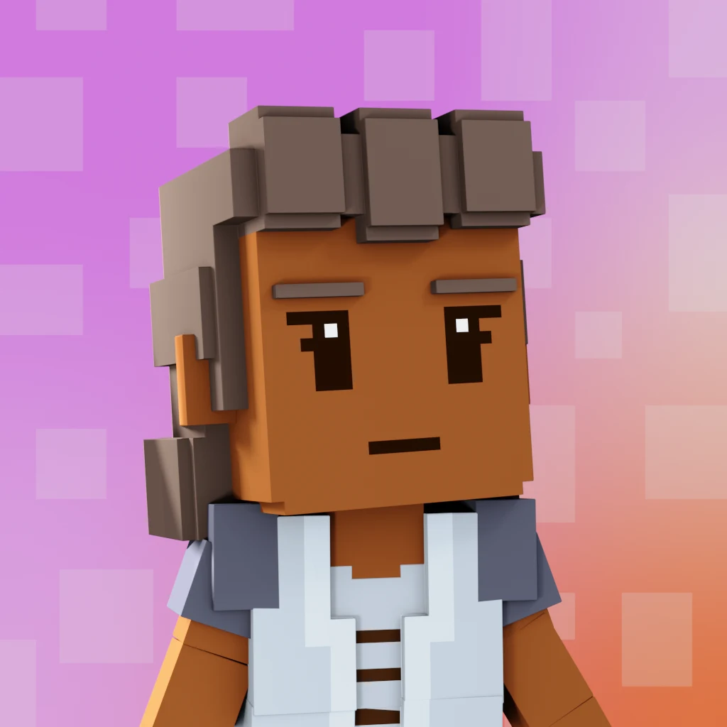 Pirate #2276 voxel render