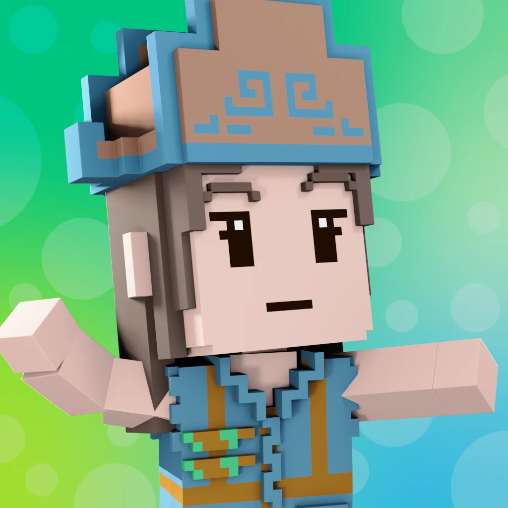 Pirate #2279 voxel render