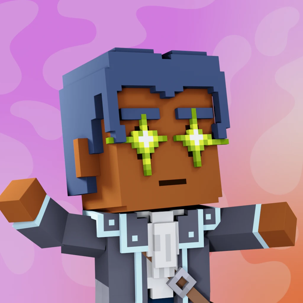 Pirate #228 voxel render