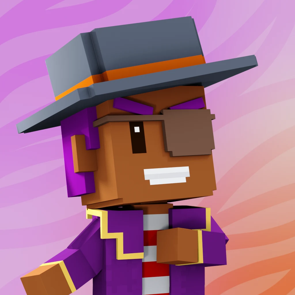 Pirate #2280 voxel render