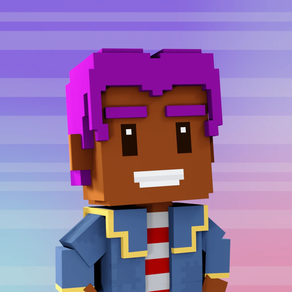 Pirate #2282 voxel render