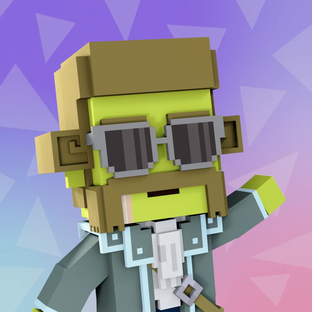 Pirate #2283 voxel render