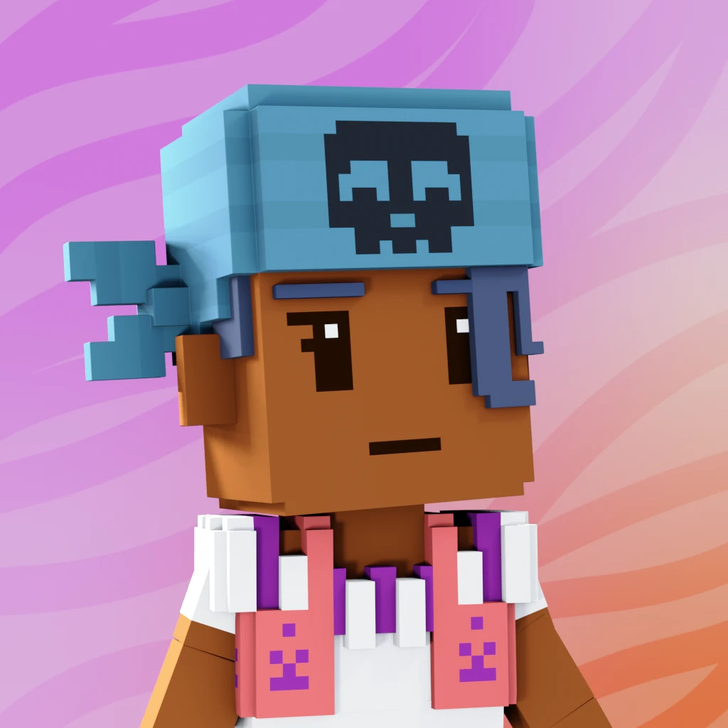 Pirate #2284 voxel render