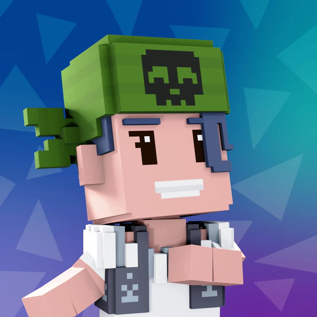 Pirate #2286 voxel render