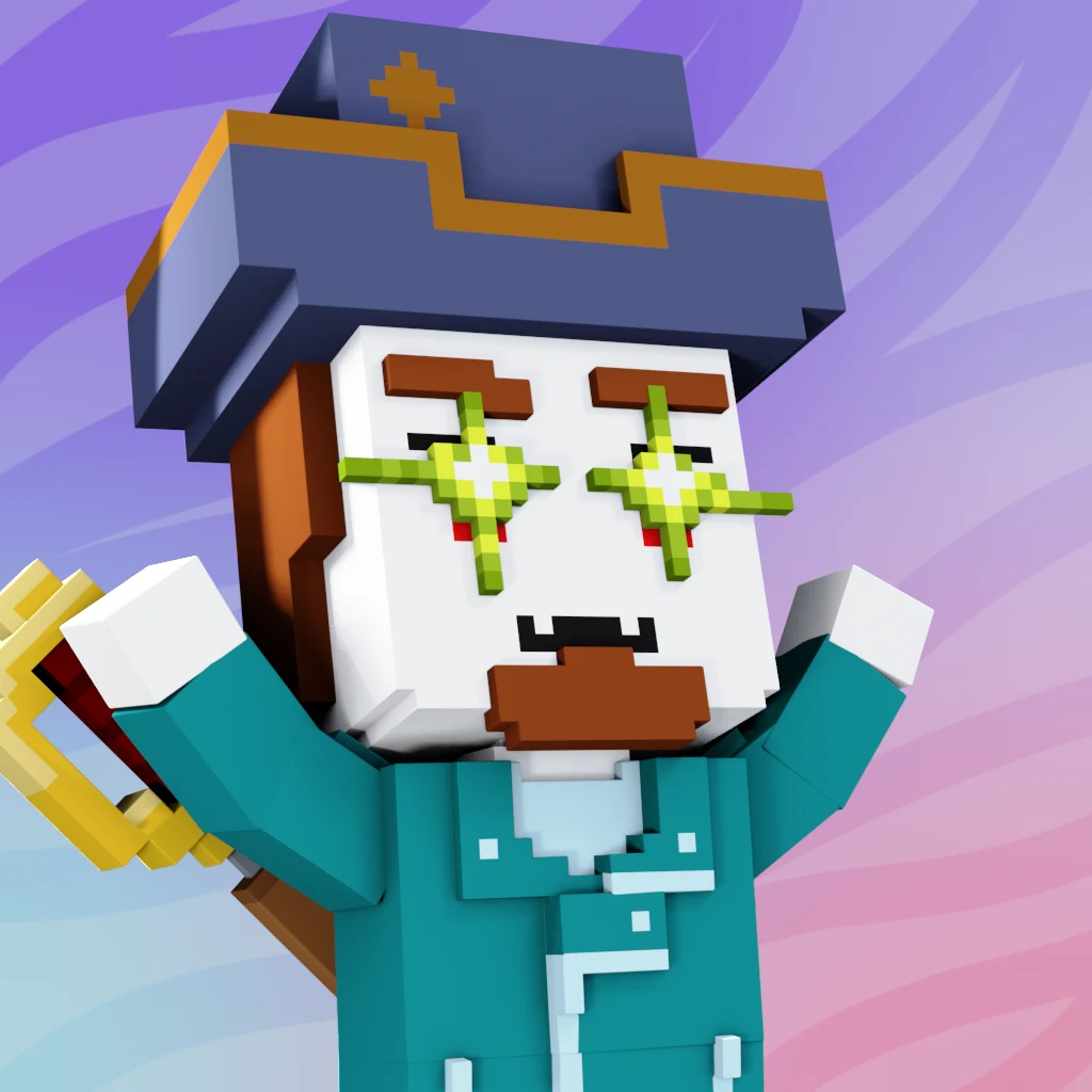 Pirate #2288 voxel render