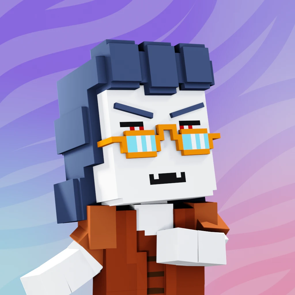 Pirate #2289 voxel render