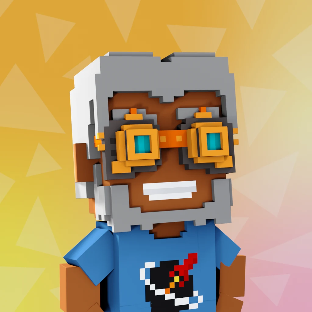 Pirate #2291 voxel render
