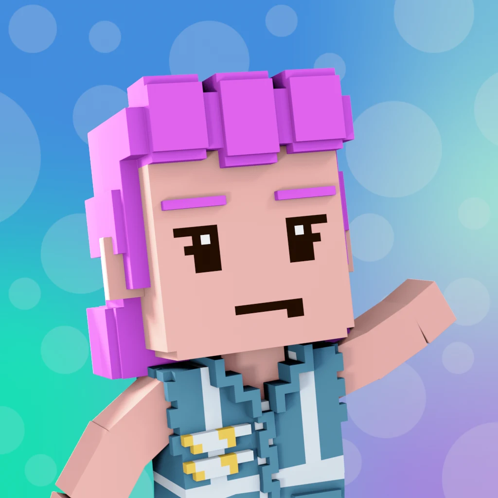 Pirate #2294 voxel render