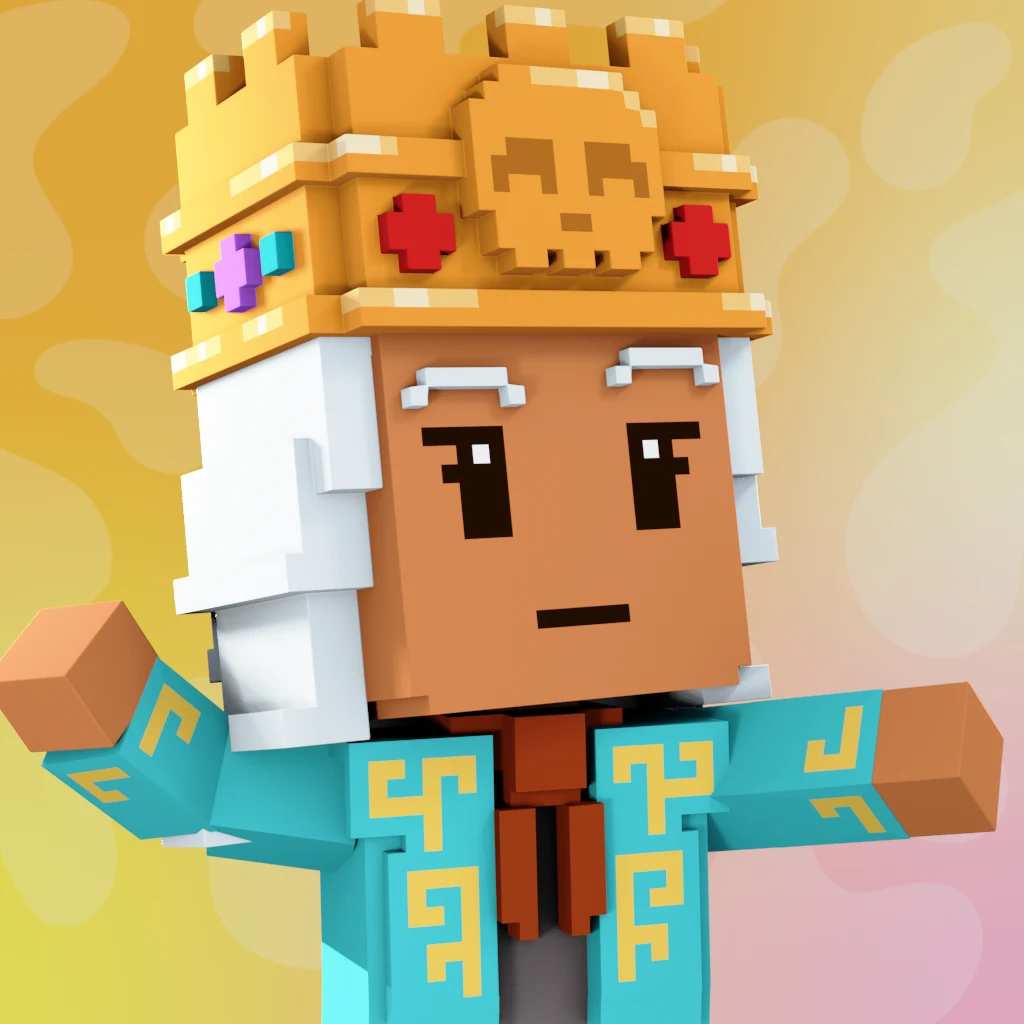 Pirate #2297 voxel render