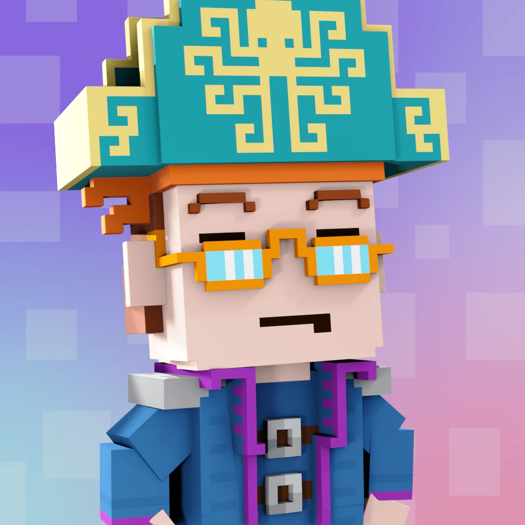 Pirate #2298 voxel render