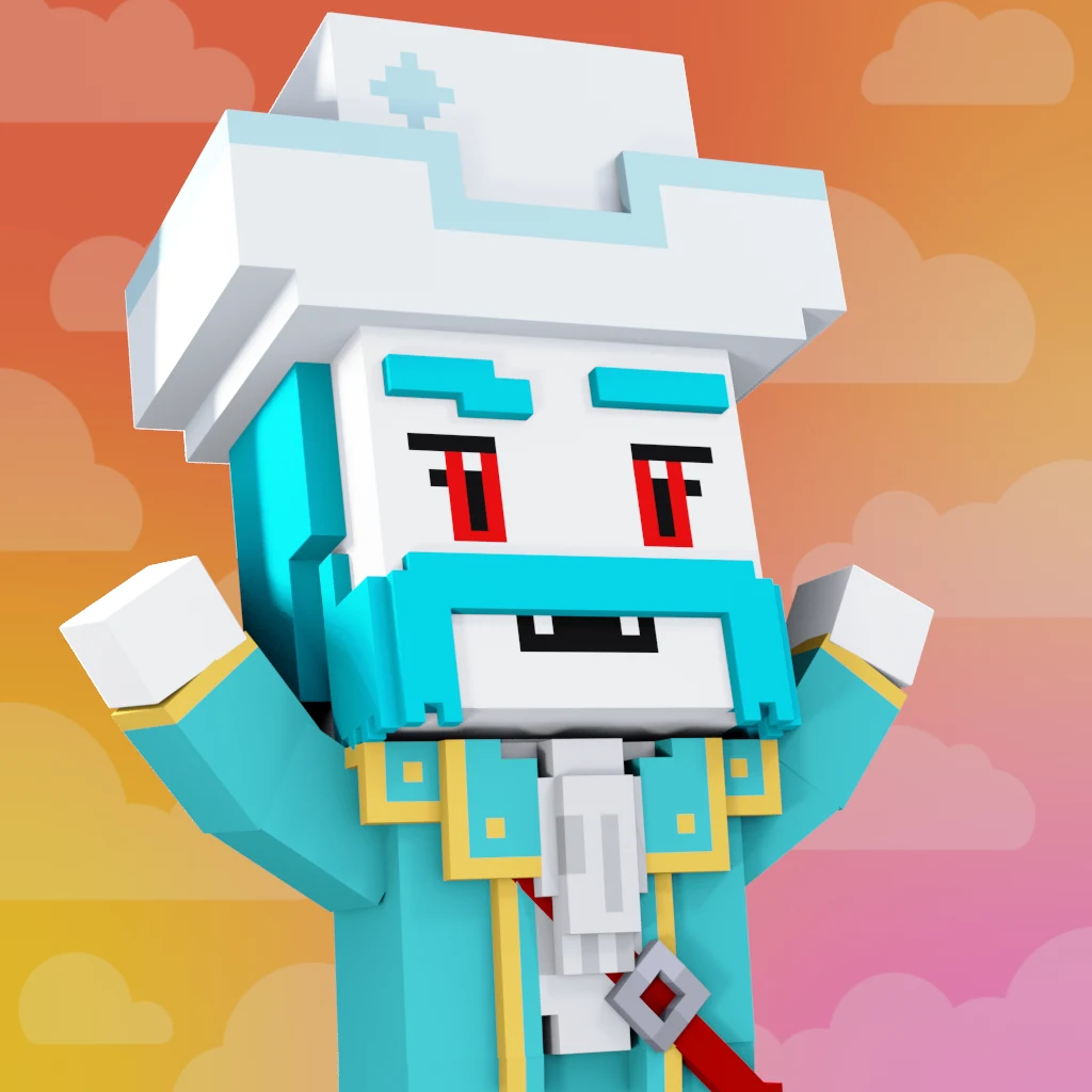 Pirate #2299 voxel render