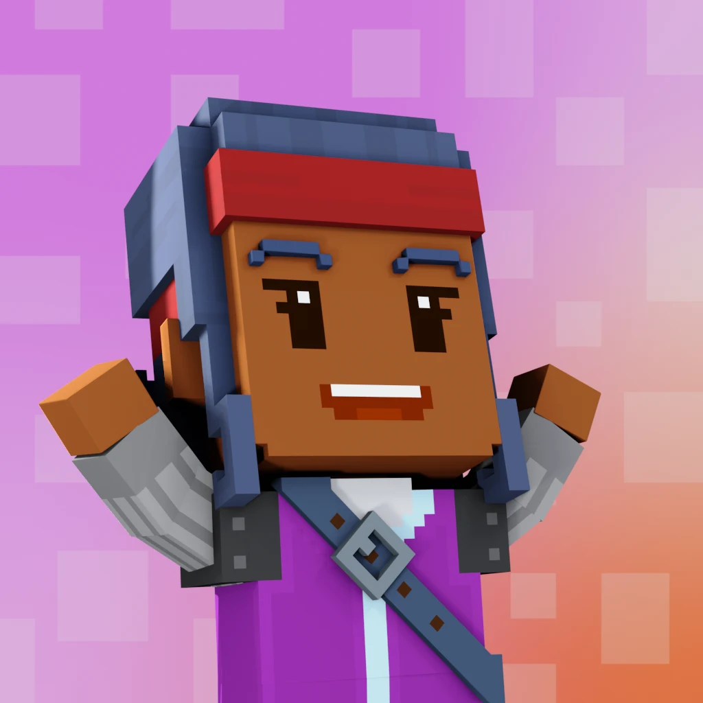 Pirate #2300 voxel render