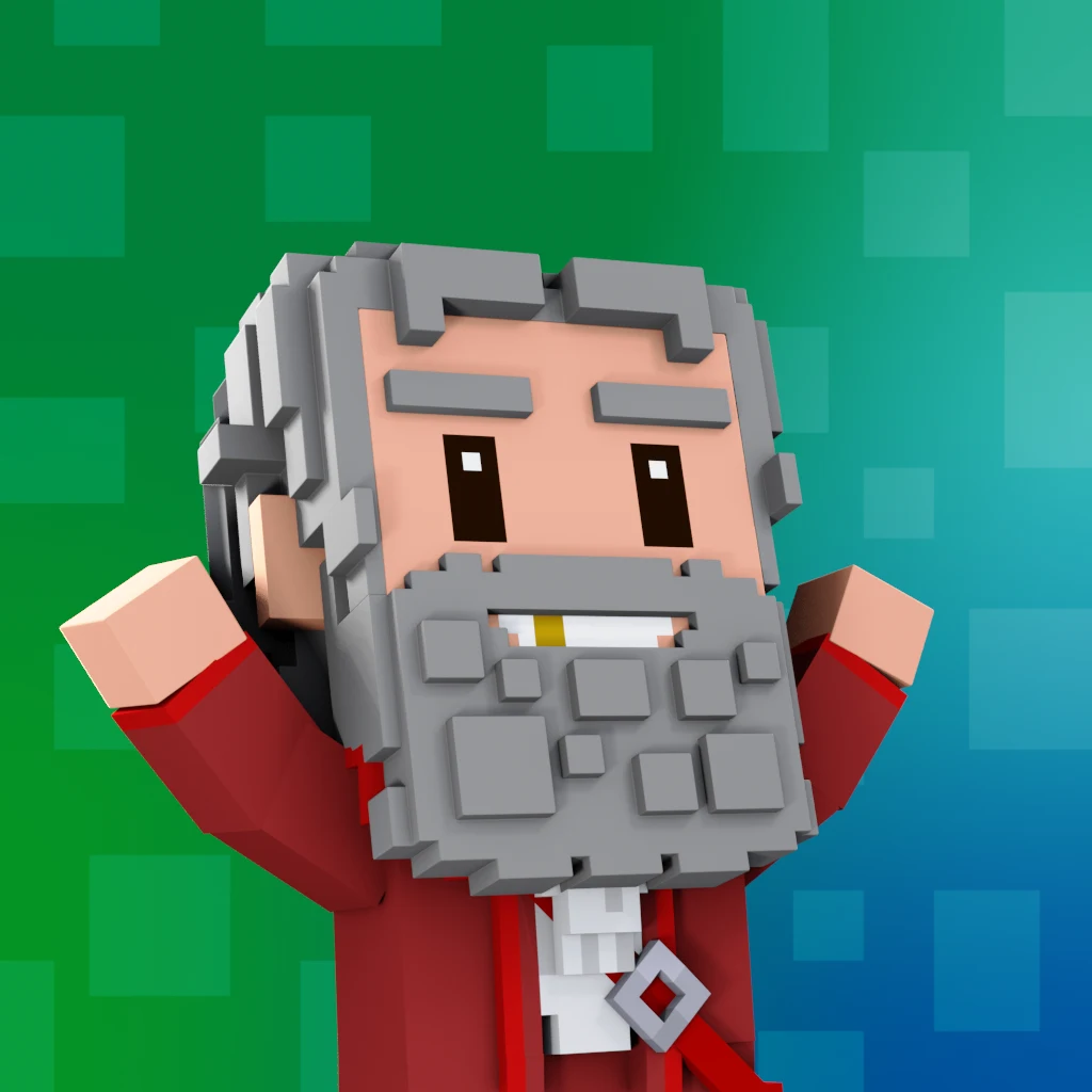 Pirate #2303 voxel render