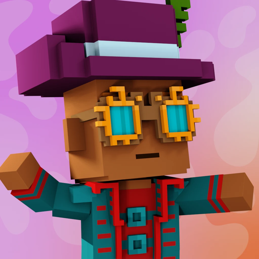 Pirate #2304 voxel render