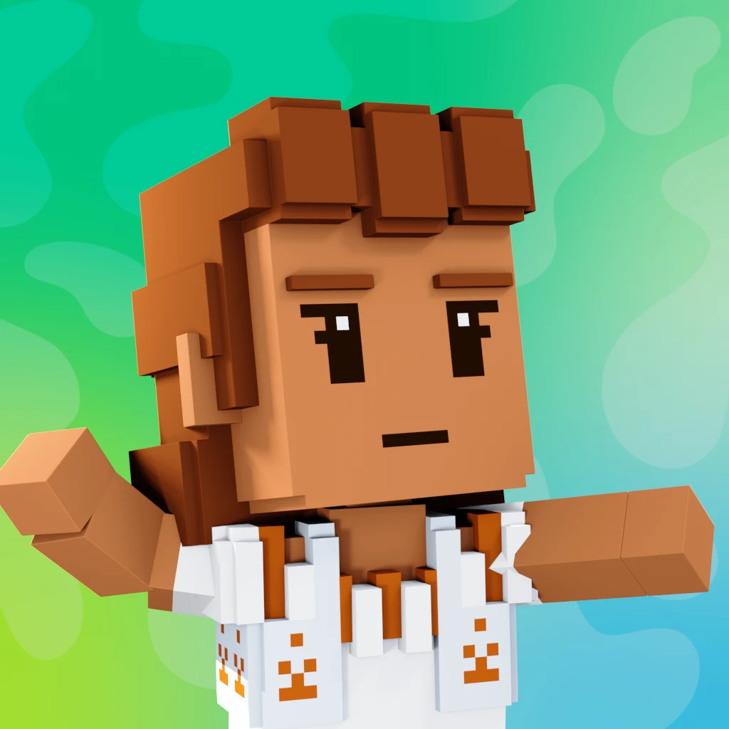Pirate #2306 voxel render
