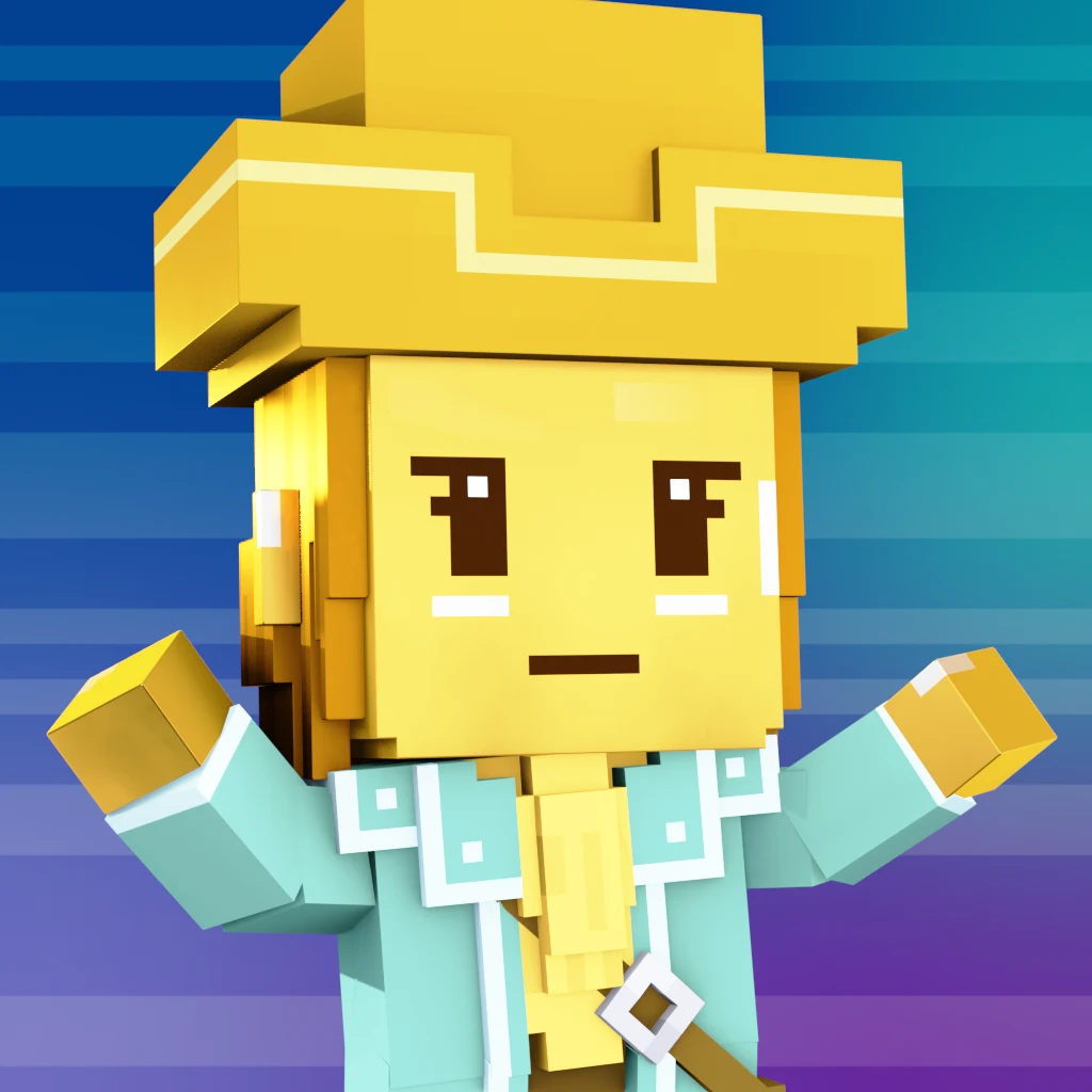 Pirate #2307 voxel render