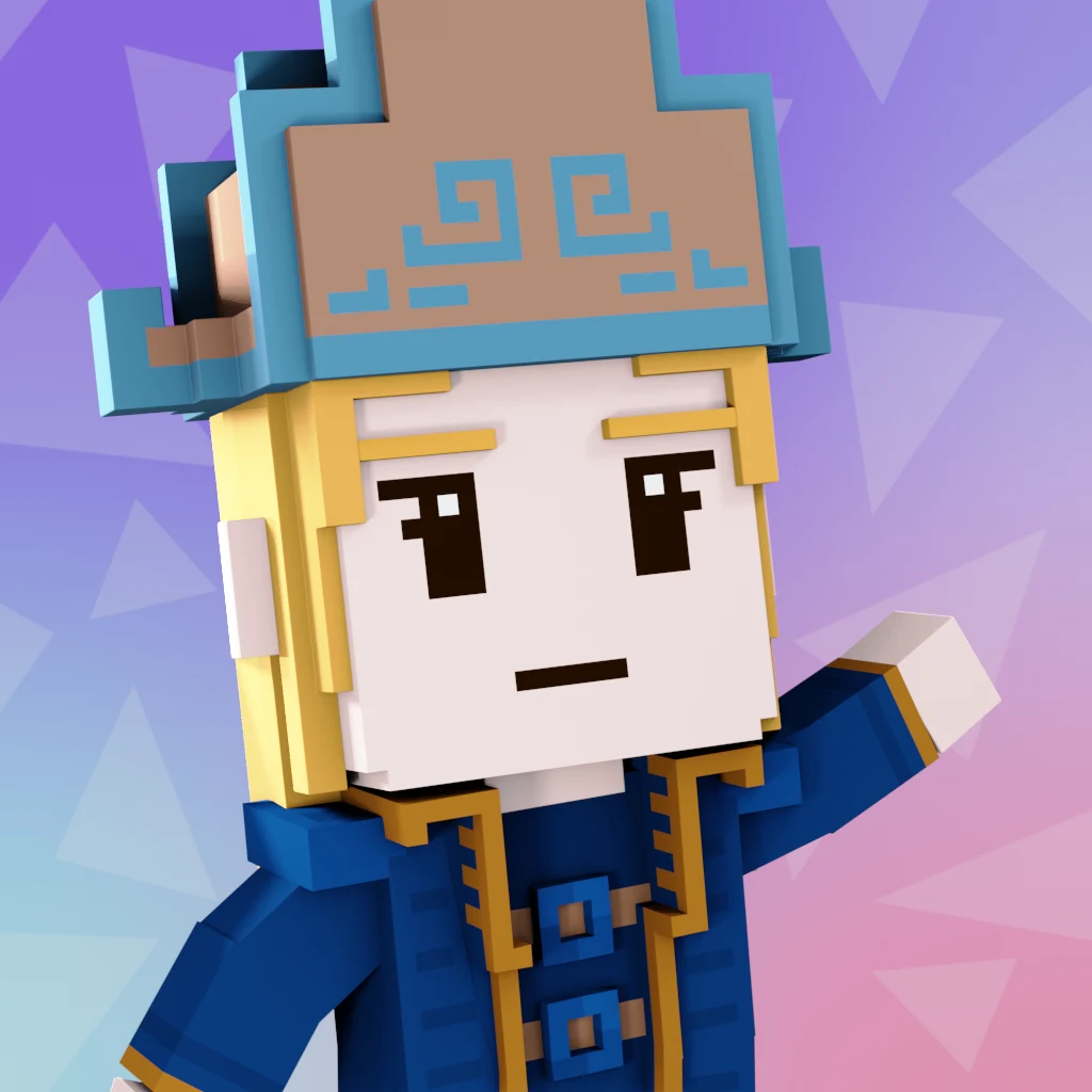 Pirate #2309 voxel render