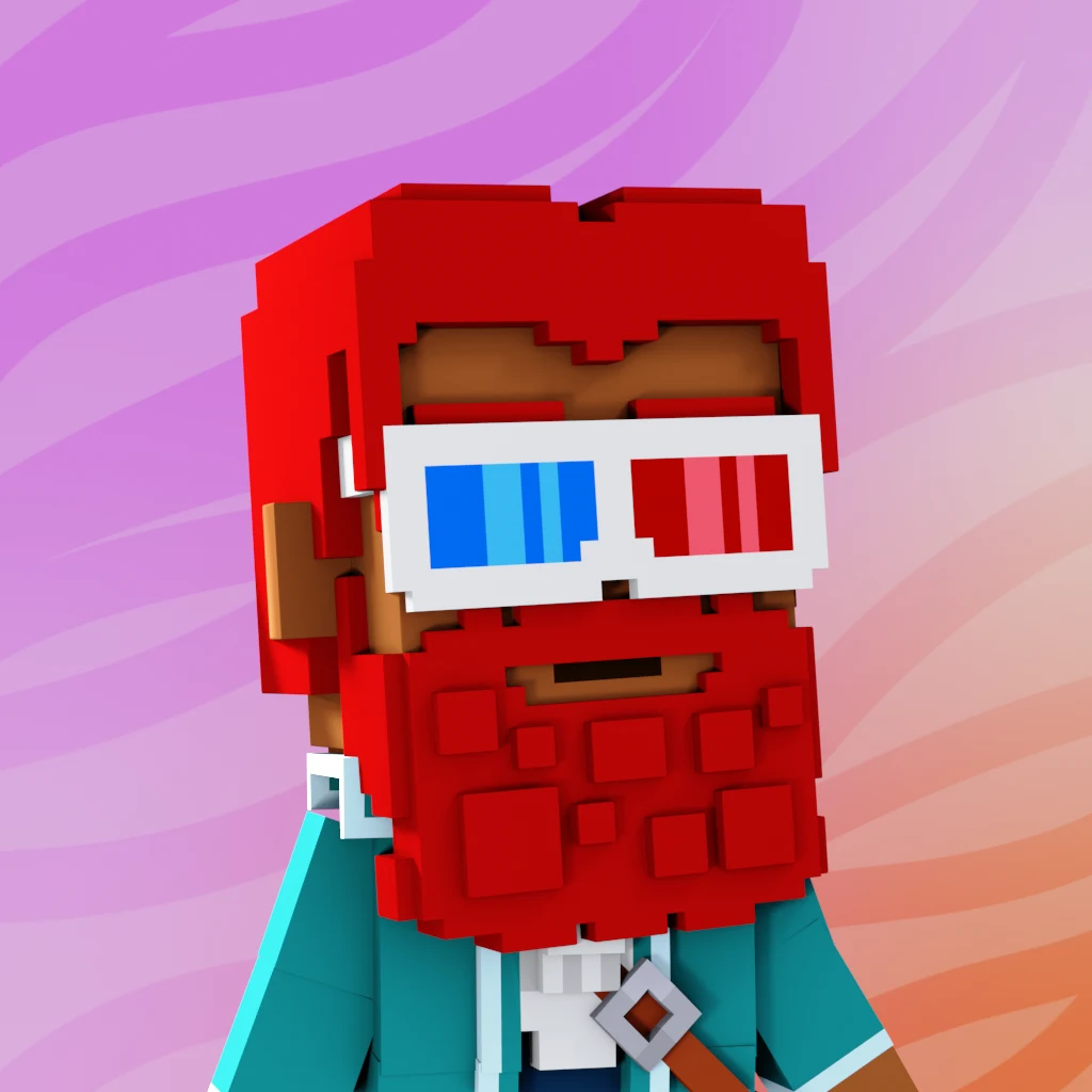 Pirate #2311 voxel render