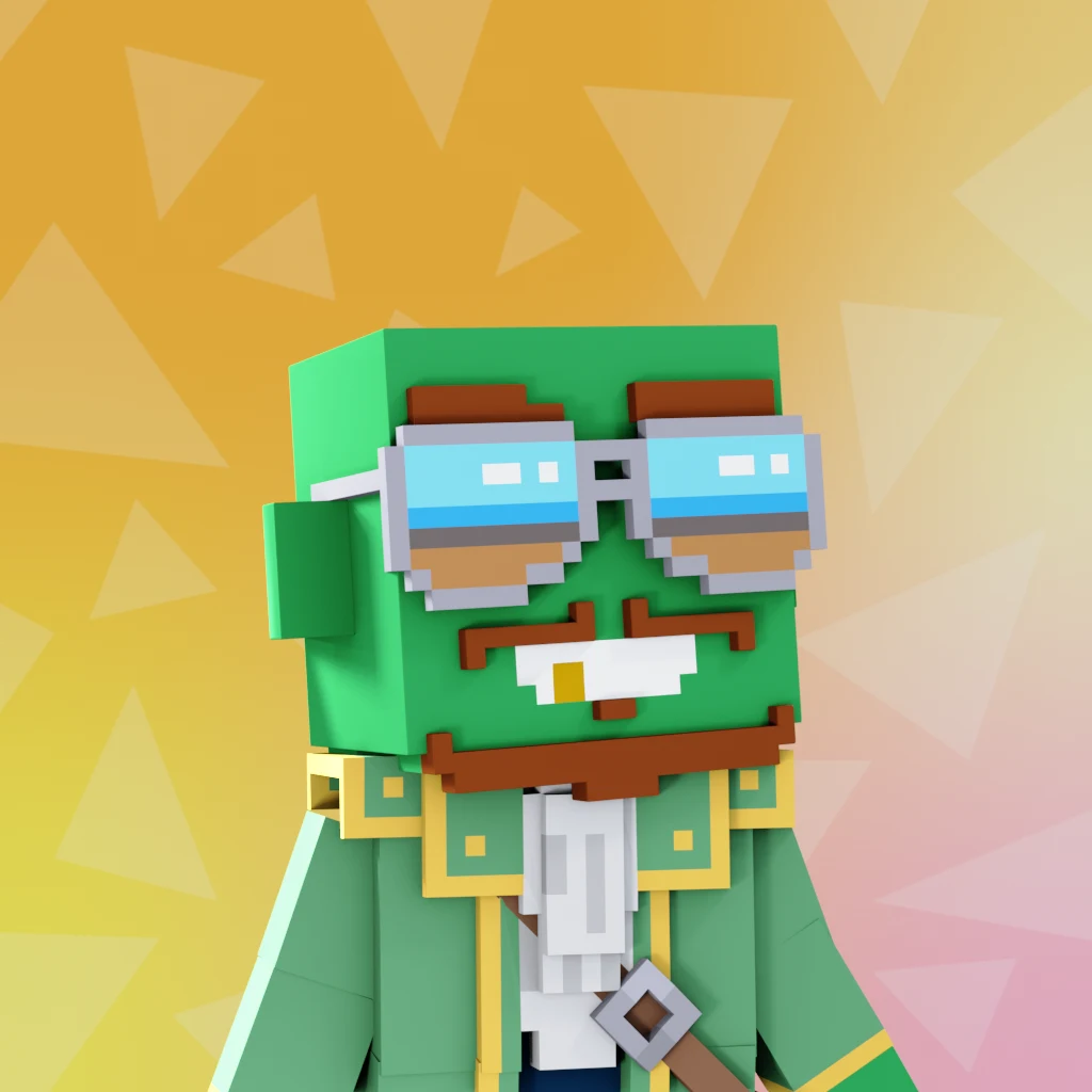 Pirate #2314 voxel render