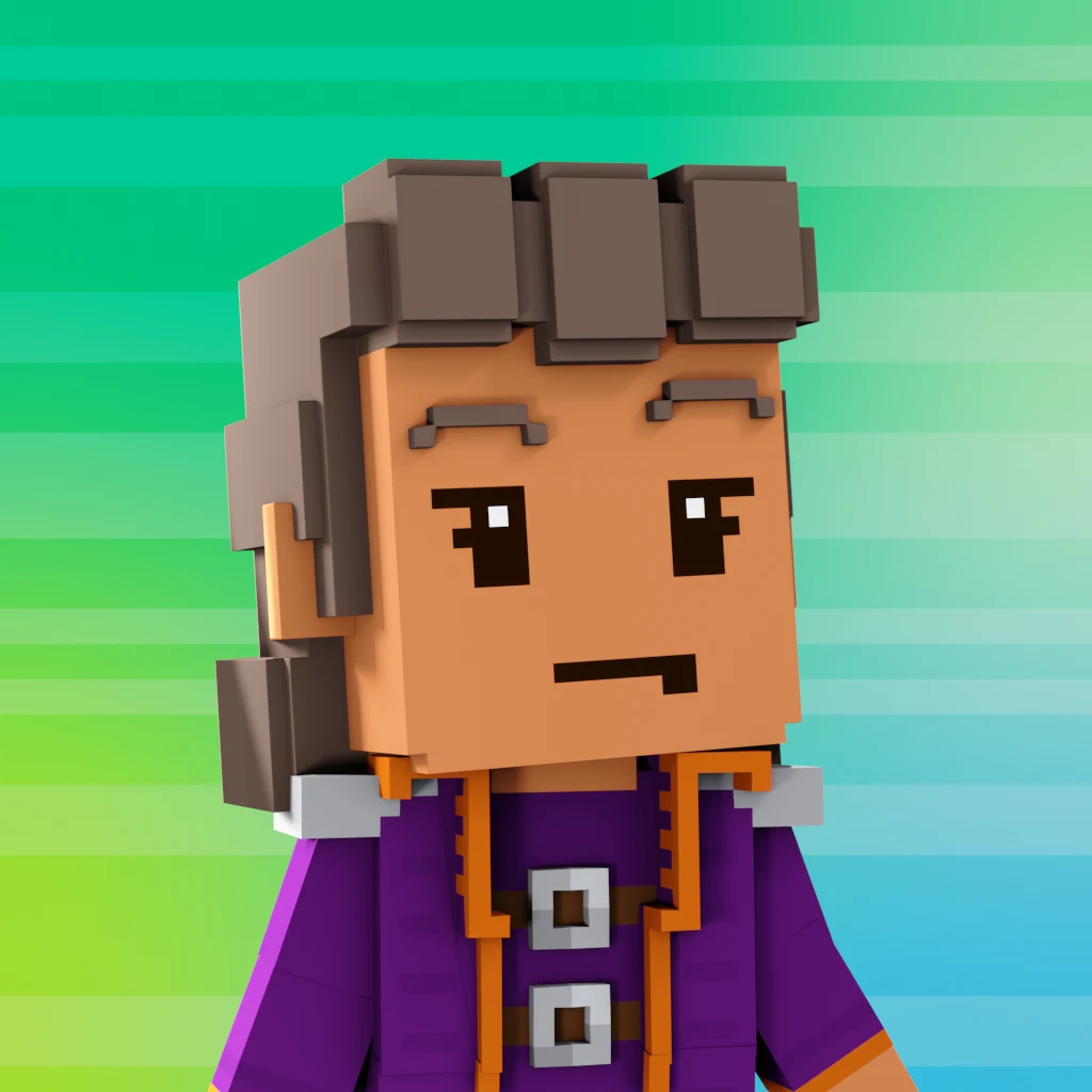 Pirate #232 voxel render