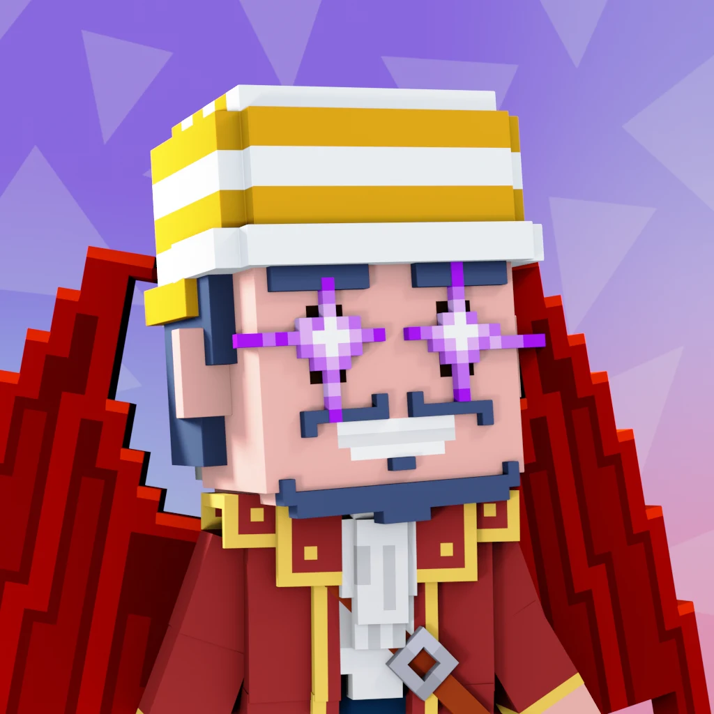 Pirate #2321 voxel render