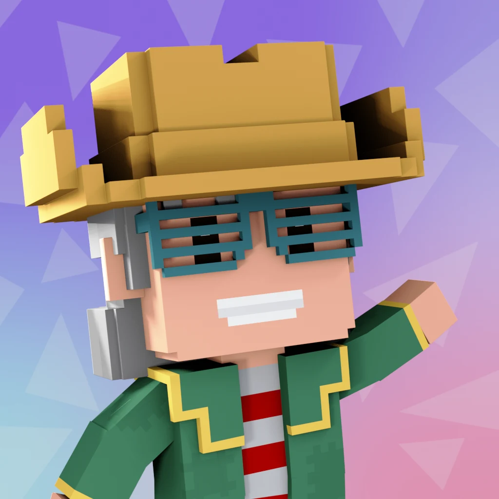 Pirate #2325 voxel render
