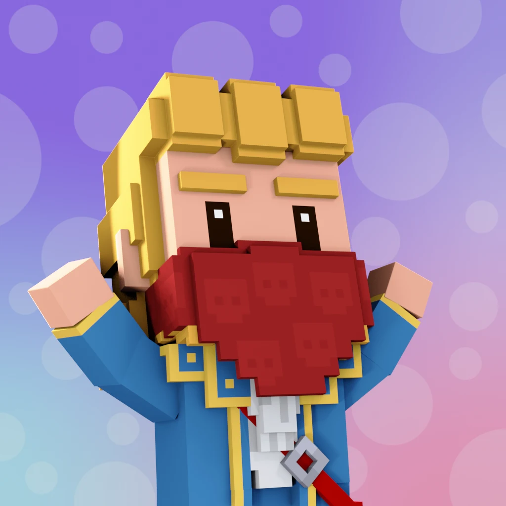 Pirate #2326 voxel render