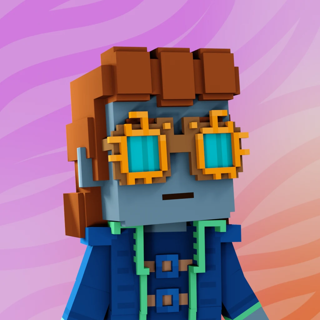 Pirate #2327 voxel render