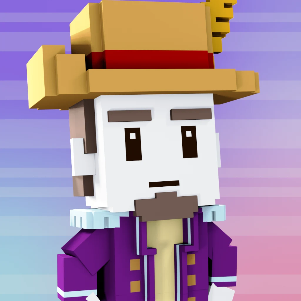 Pirate #233 voxel render