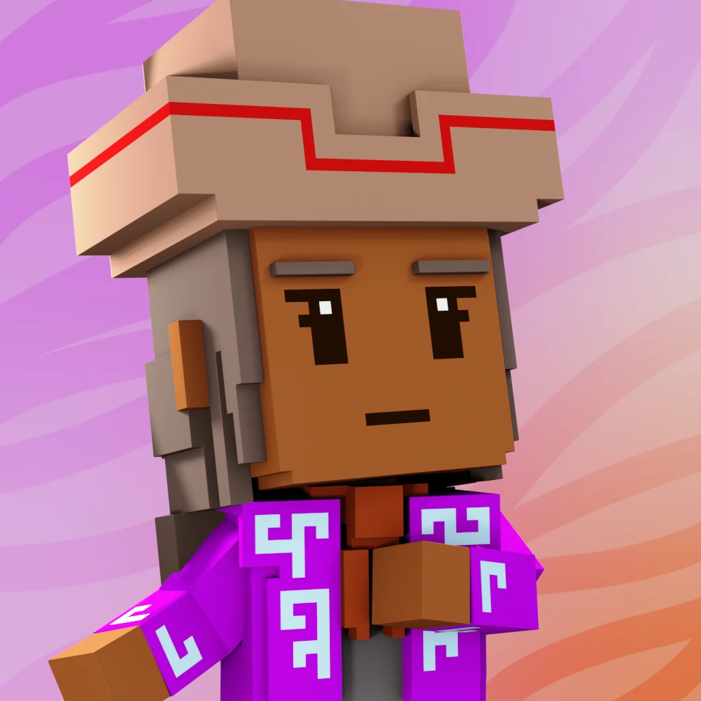 Pirate #2330 voxel render