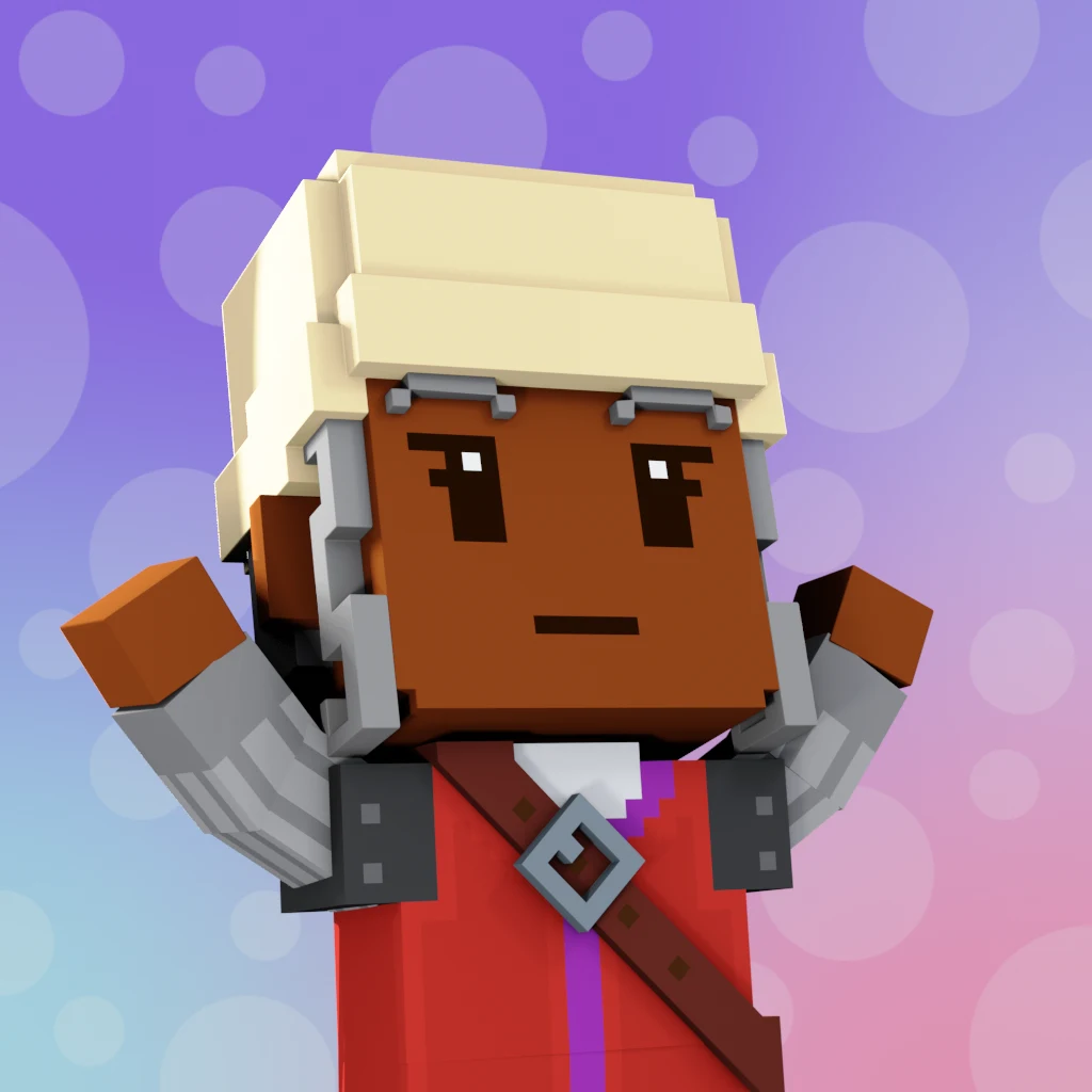 Pirate #2332 voxel render