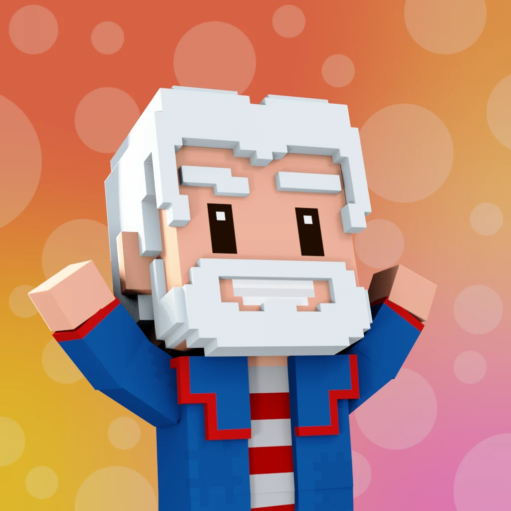 Pirate #2333 voxel render
