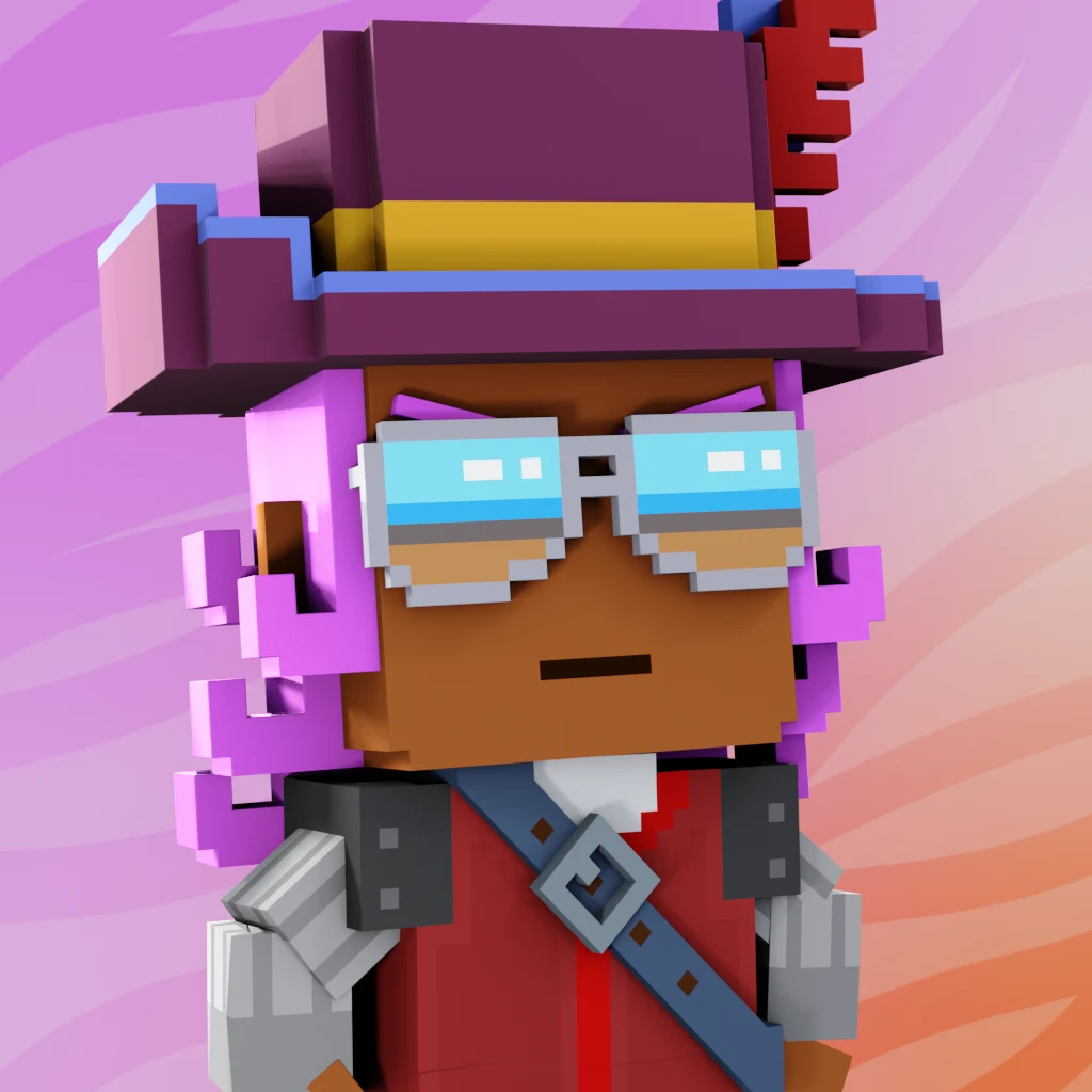 Pirate #2334 voxel render