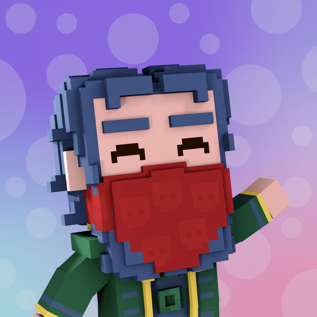 Pirate #2336 voxel render