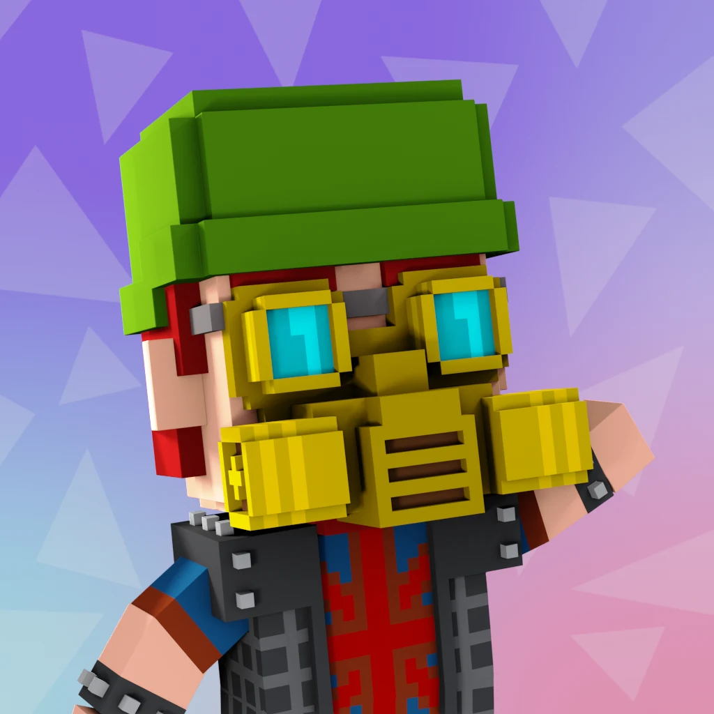 Pirate #2338 voxel render