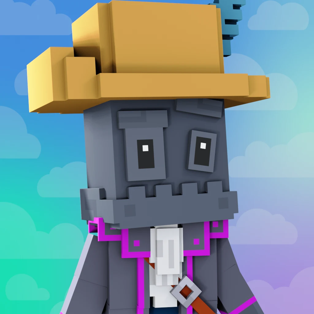 Pirate #234 voxel render
