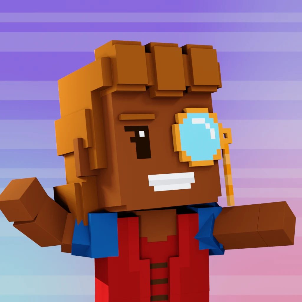 Pirate #2341 voxel render