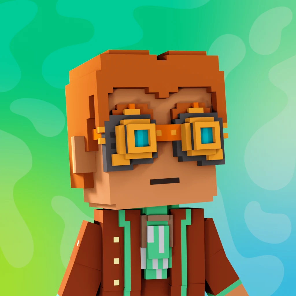 Pirate #2348 voxel render