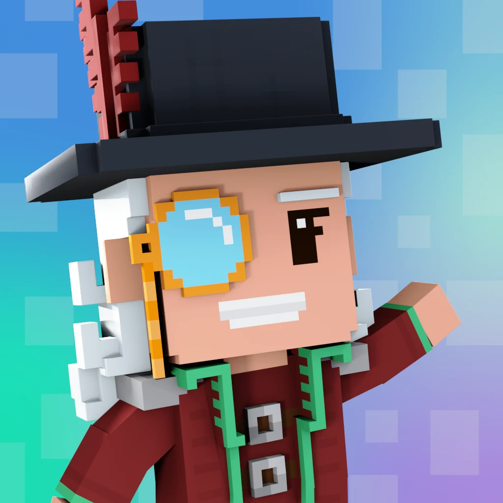Pirate #235 voxel render